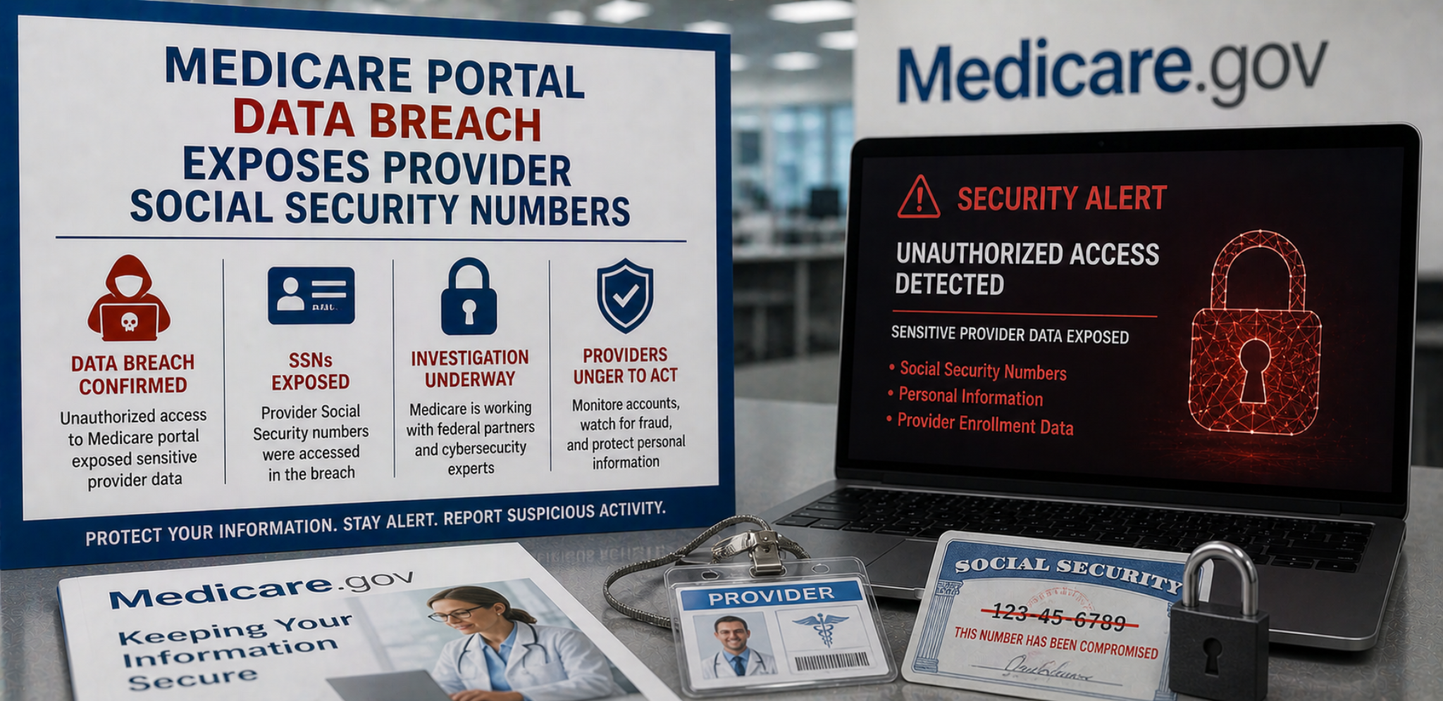 Medicare portal data breach exposes provider Social Security numbers