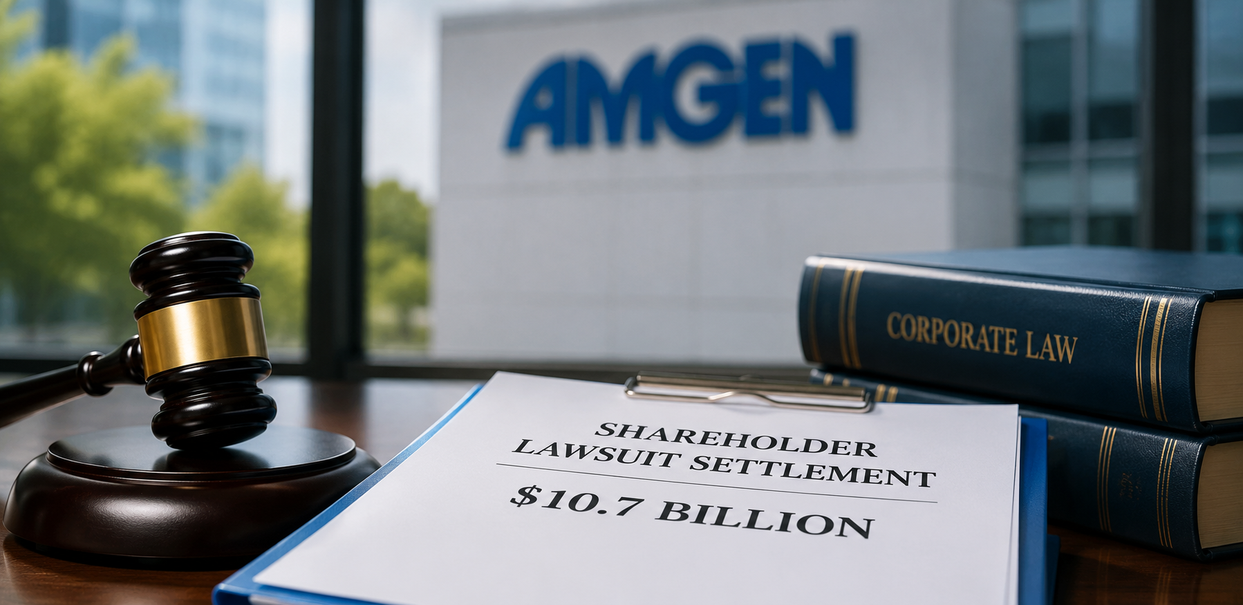 amgen settles share