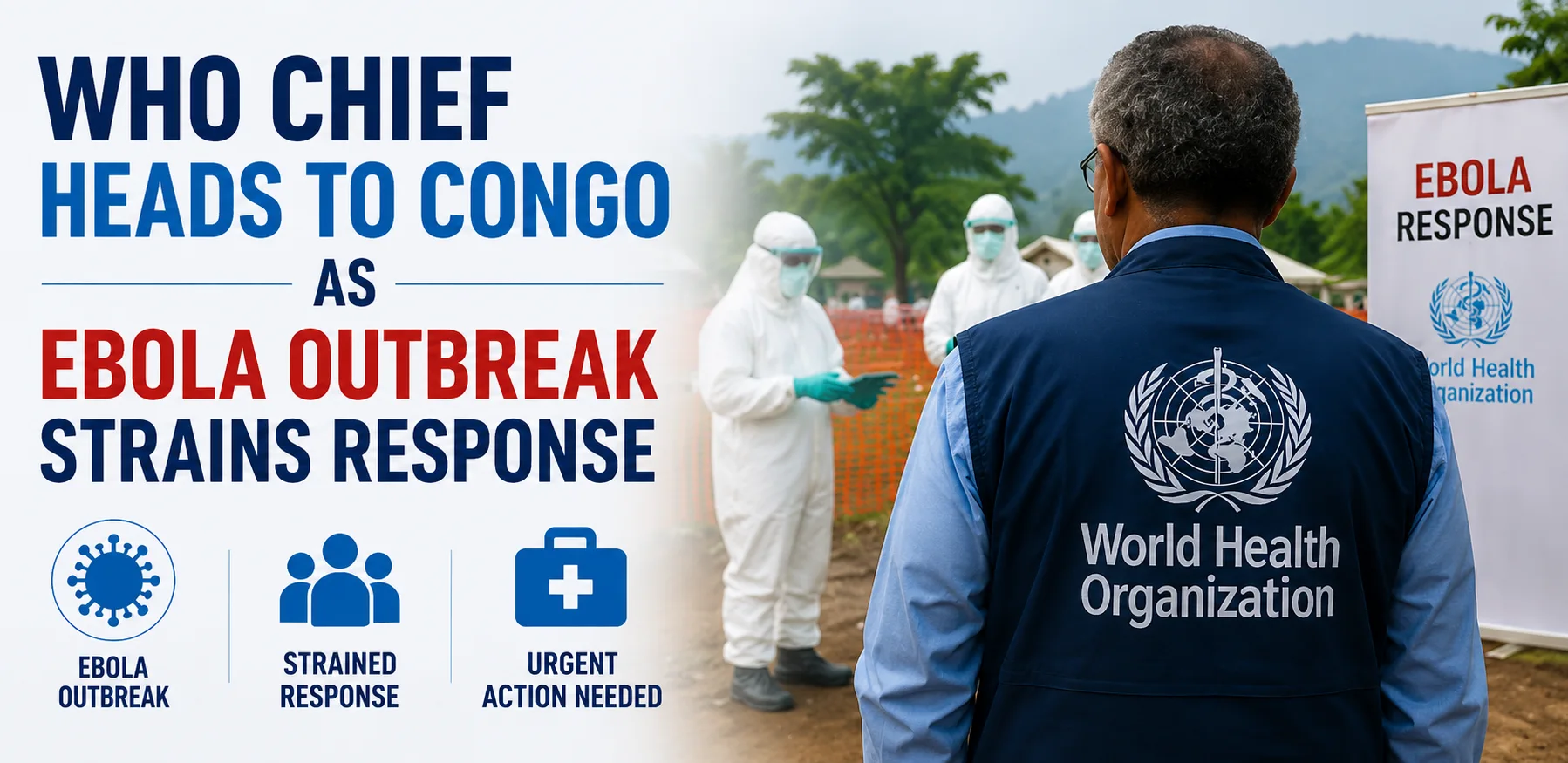 Who Chief Heads To Congo As Ebola Outbreak Strains Response