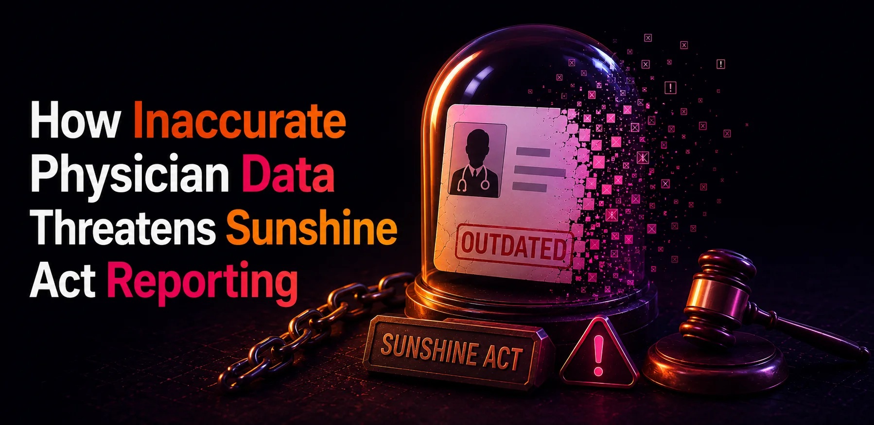 Pharma compliance risk: how inaccurate physician data threatens Sunshine Act reporting