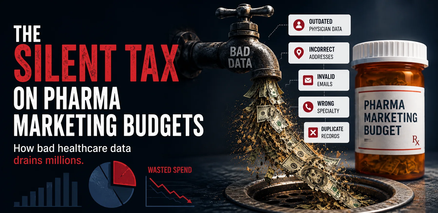 The silent tax on pharma marketing budgets: data decay