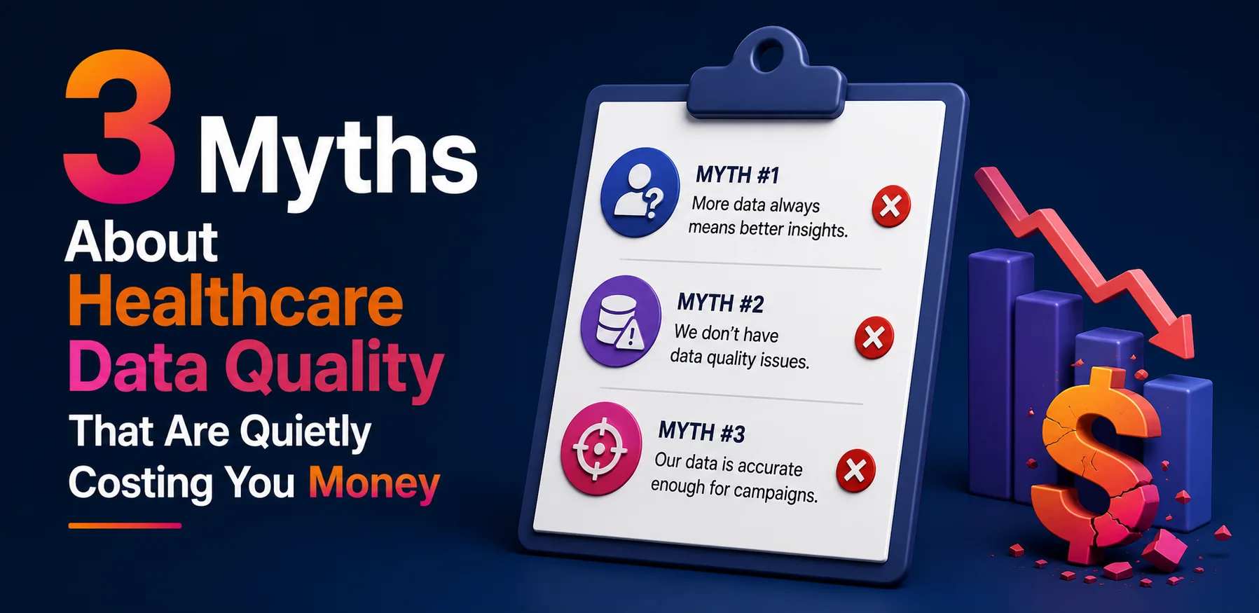 3 myths about healthcare data quality that are quietly costing you money