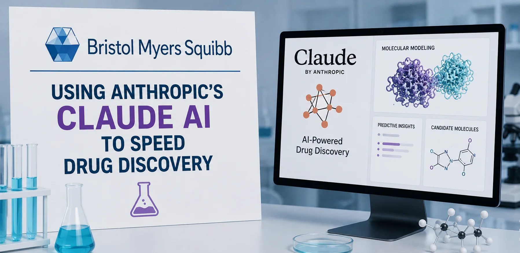 Bristol Myers Using Anthropic’s Claude AI to Speed Drug Discovery