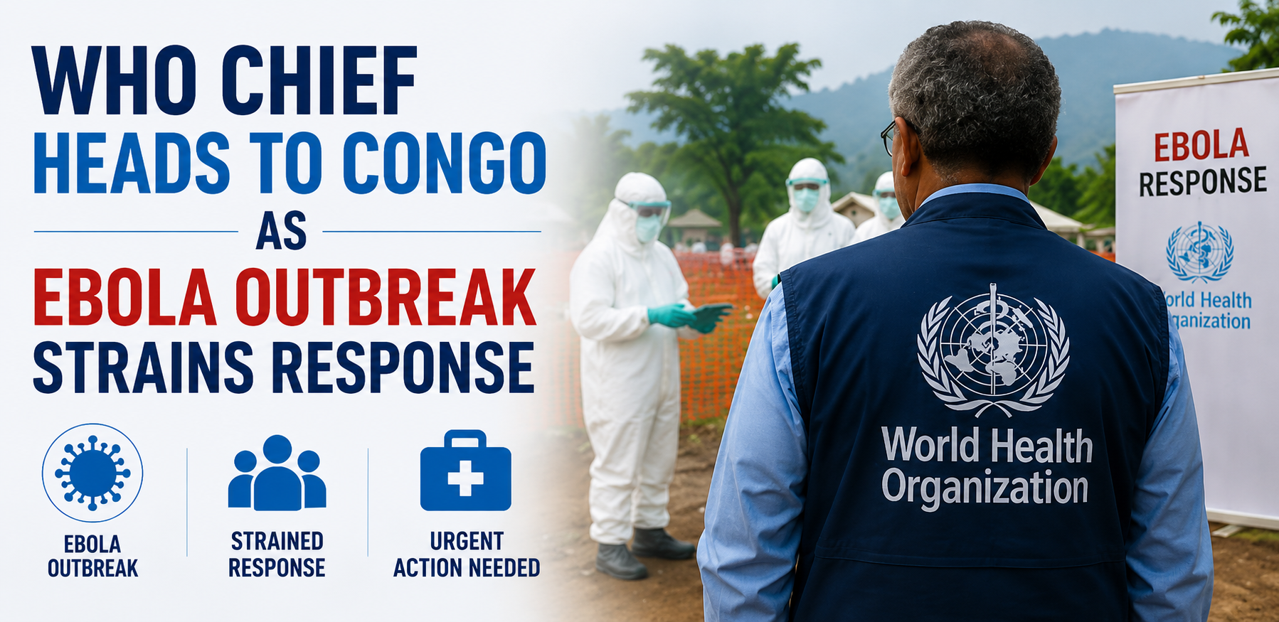 WHO Chief Heads to Congo as Ebola Outbreak Strains Response