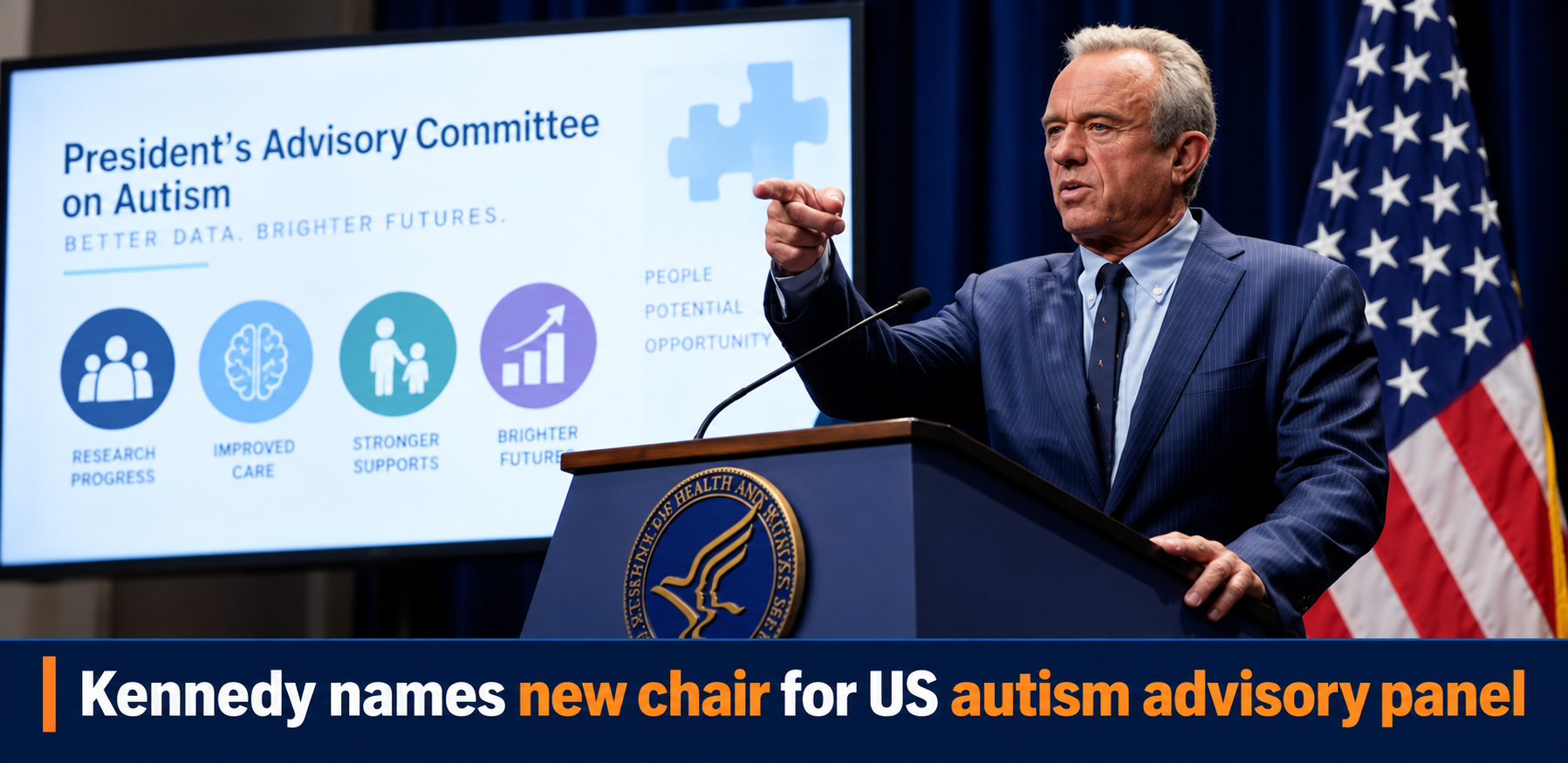 Kennedy names new chair for U.S. autism advisory panel