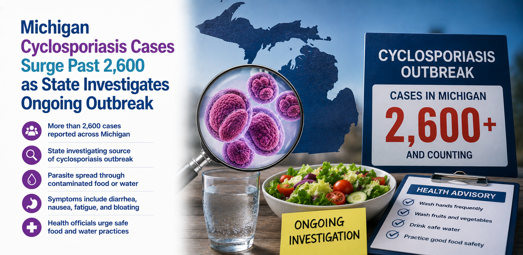 michigan cyclosporiasis