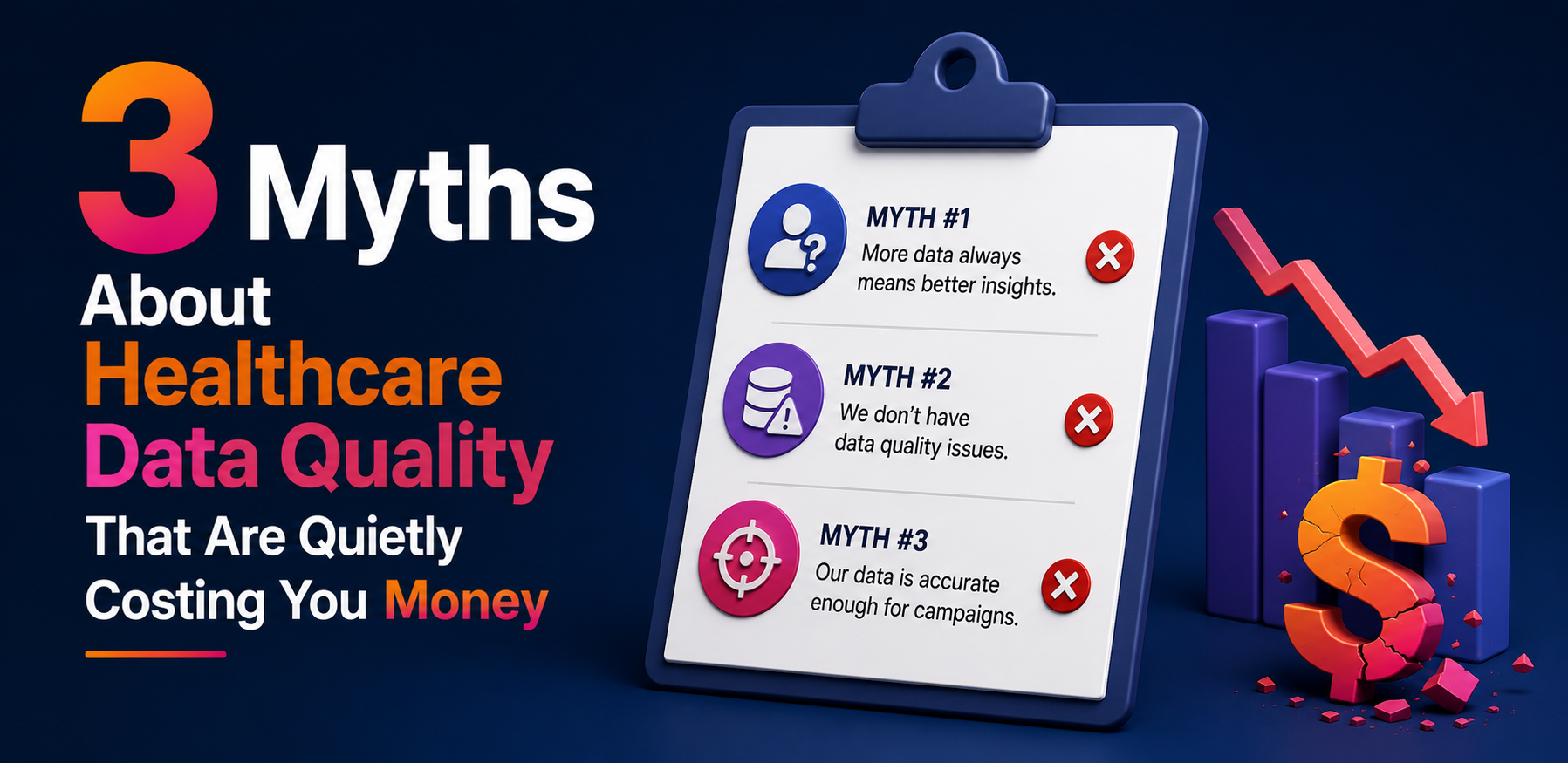 3 myths about healthcare data quality that are quietly costing you money