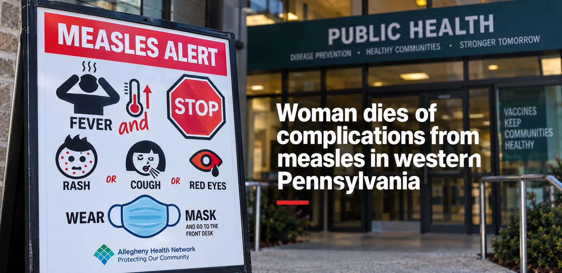 Measles outbreak in western Pennsylvania