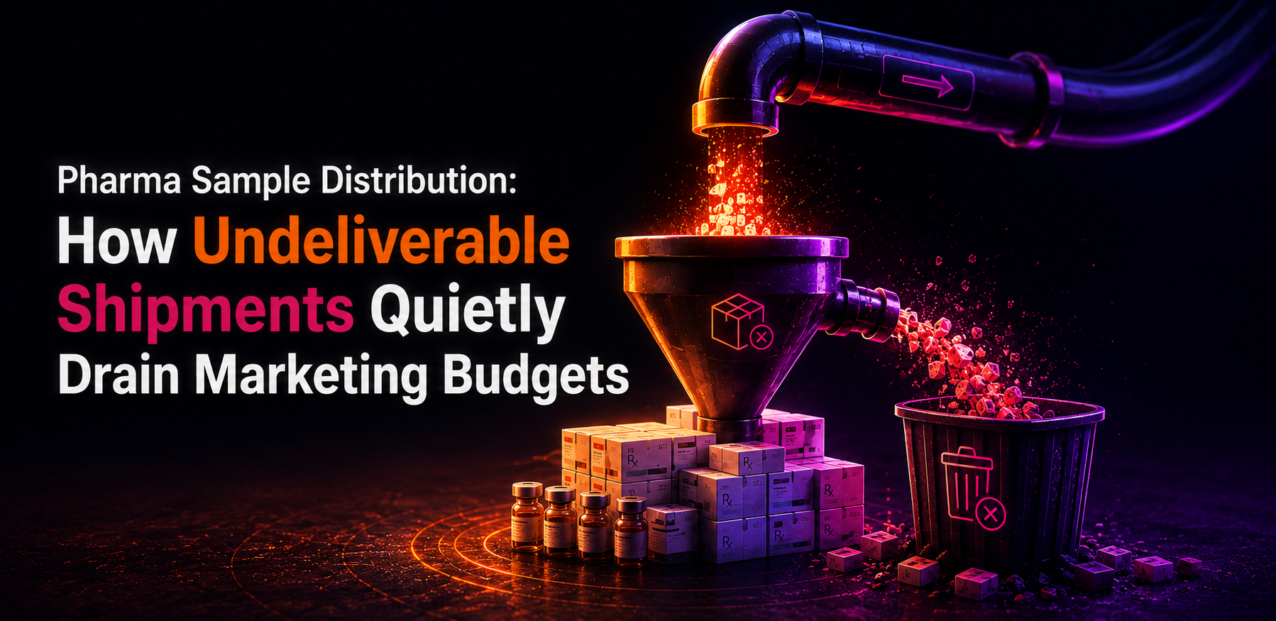 Pharma sample distribution: how undeliverable shipments quietly drain marketing budgets