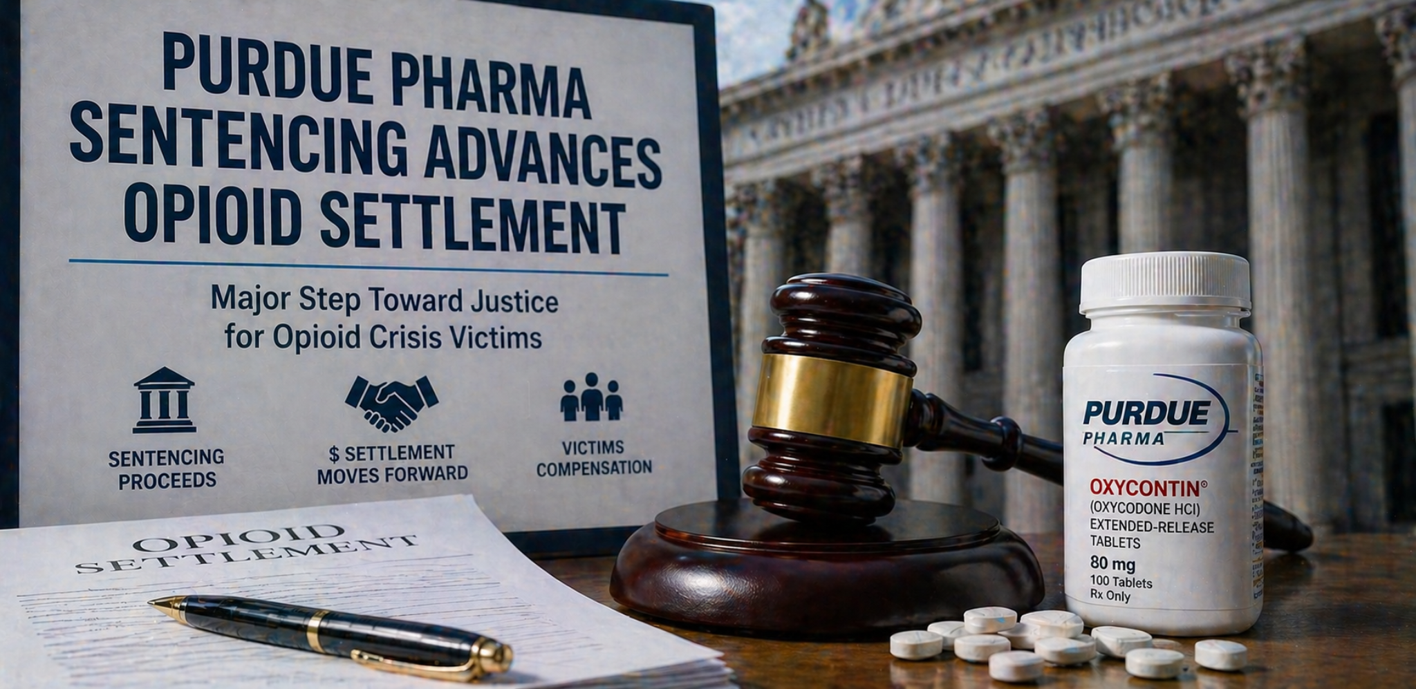 Purdue Pharma sentencing advances opioid settlement