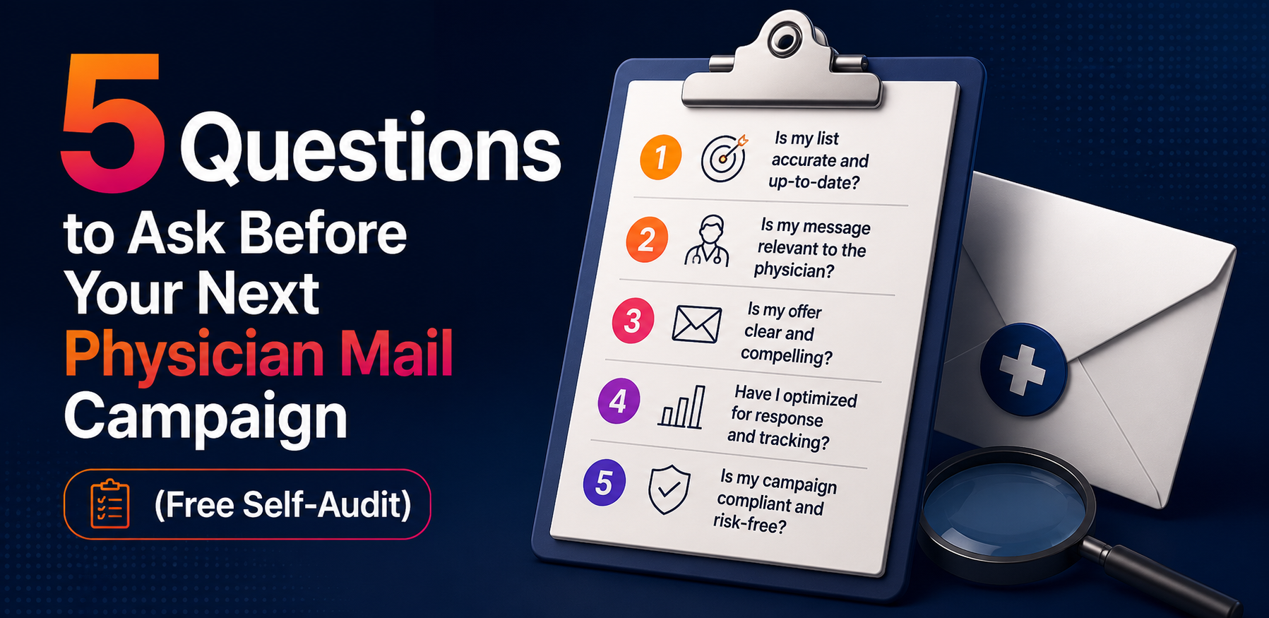 5 questions to ask before your next physician mail campaign