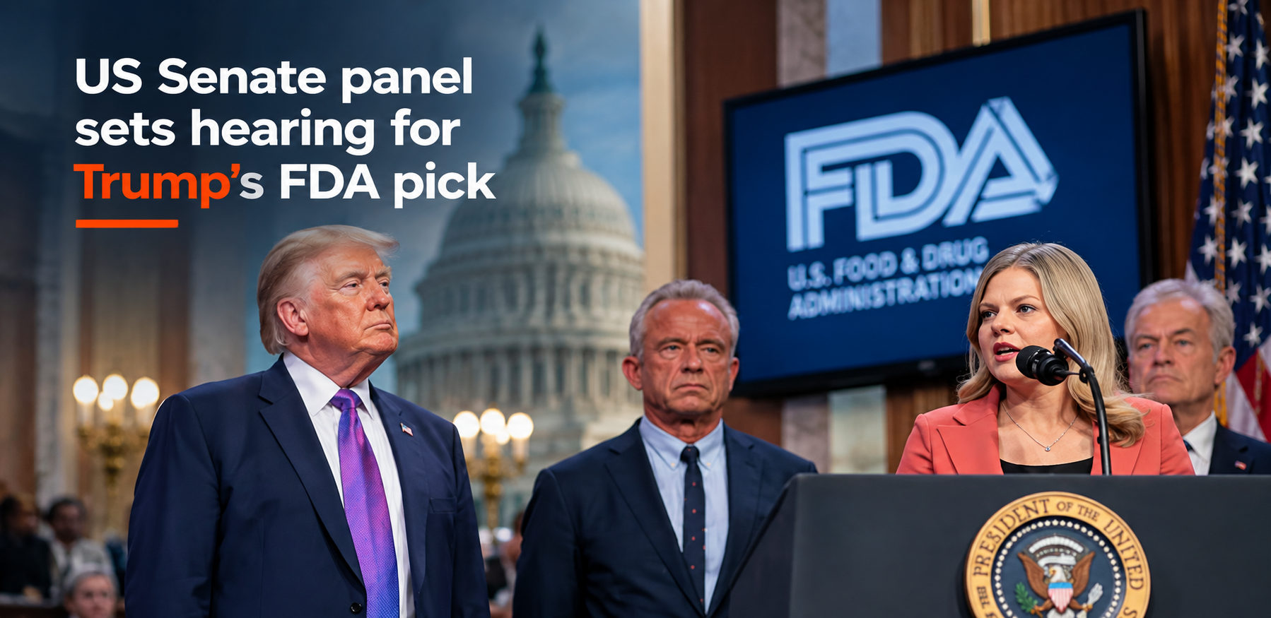 U.S. Senate panel hearing on FDA commissioner nominee