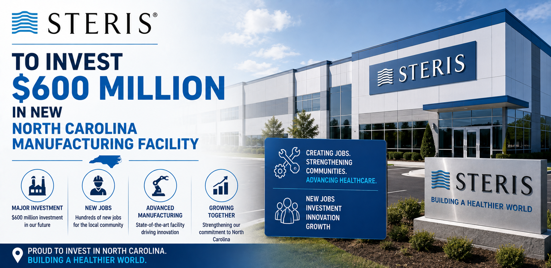 steris to invest