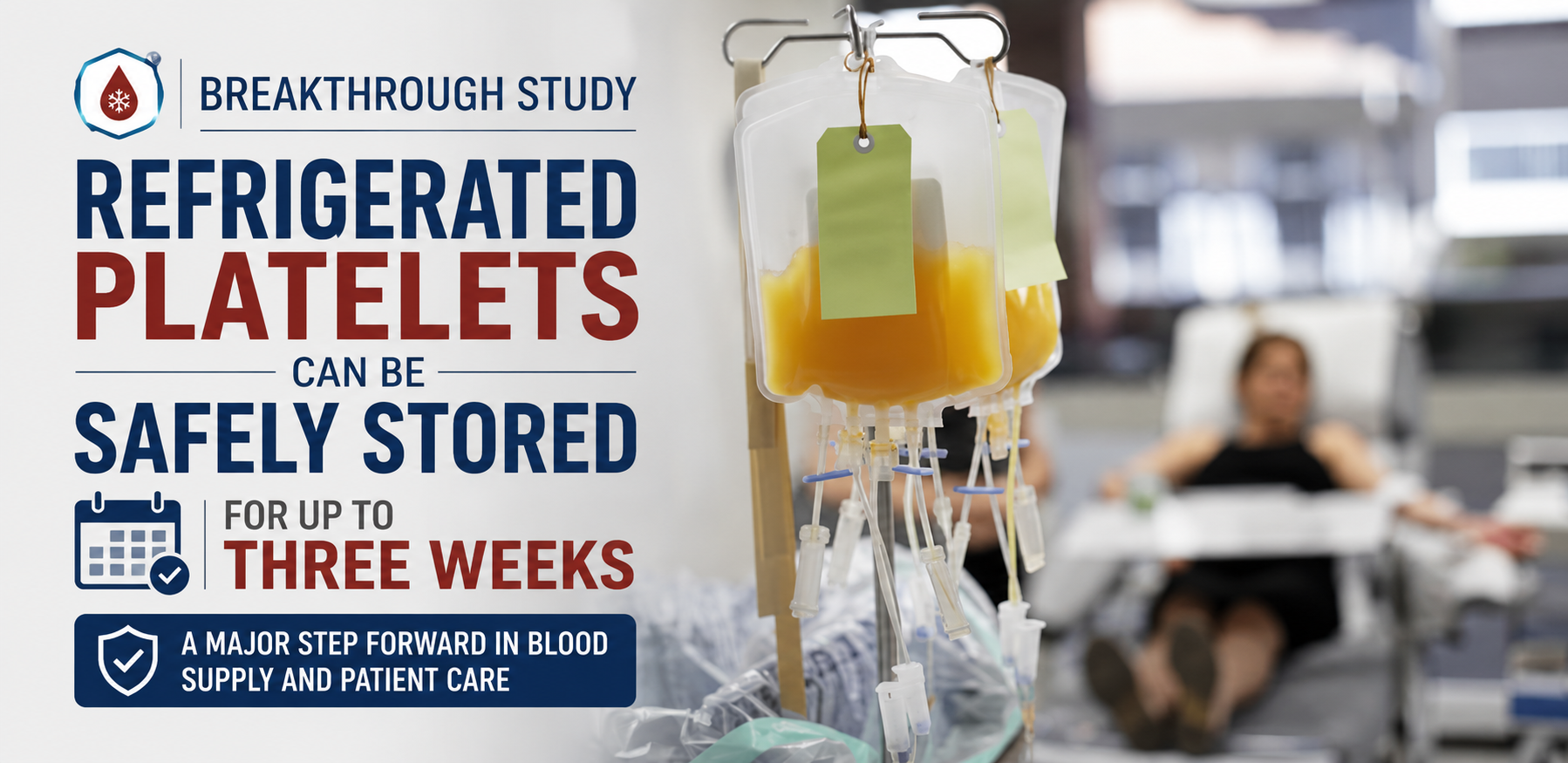study finds refrigerated platelets