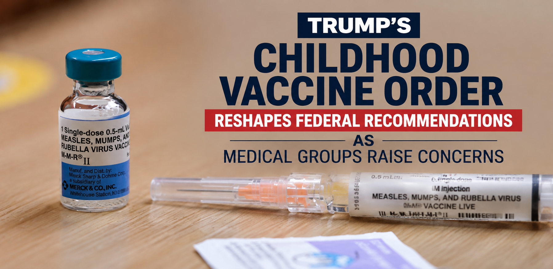 trumps childwood vaccine